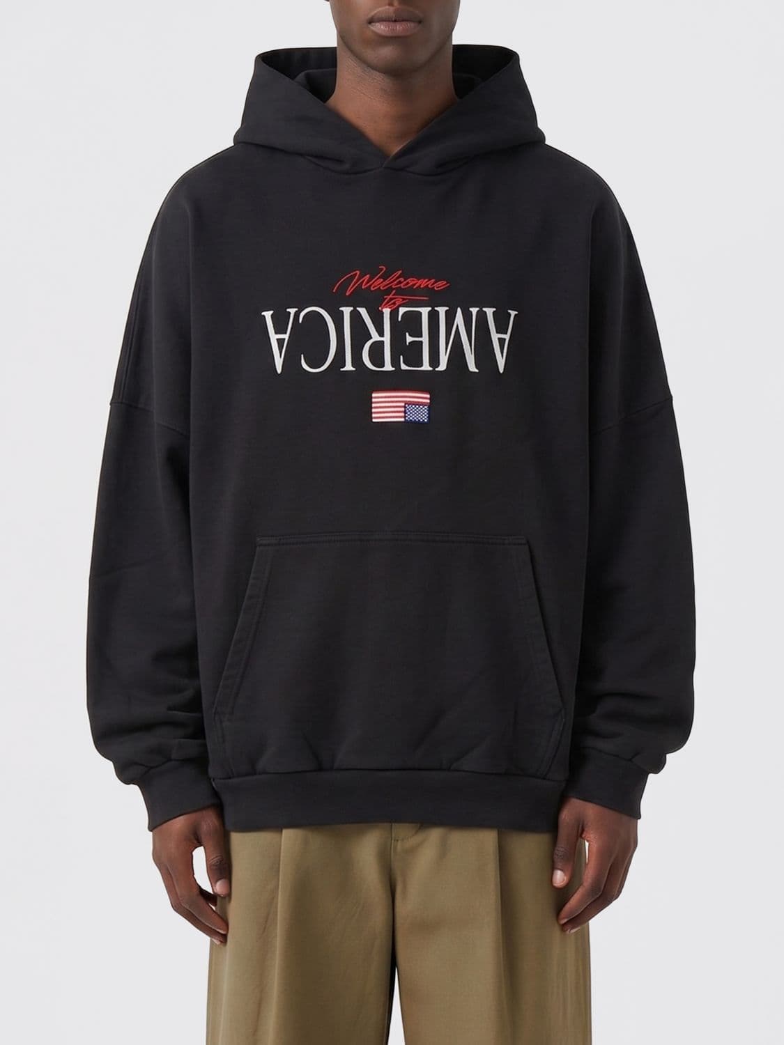 Willy Chavarria America Cotton Hoodie