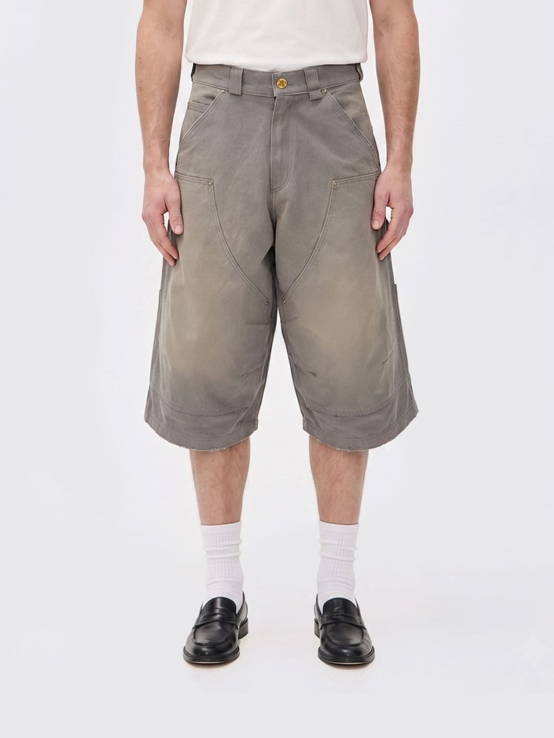 Willy Chavarria Cotton Denim Shorts · 30