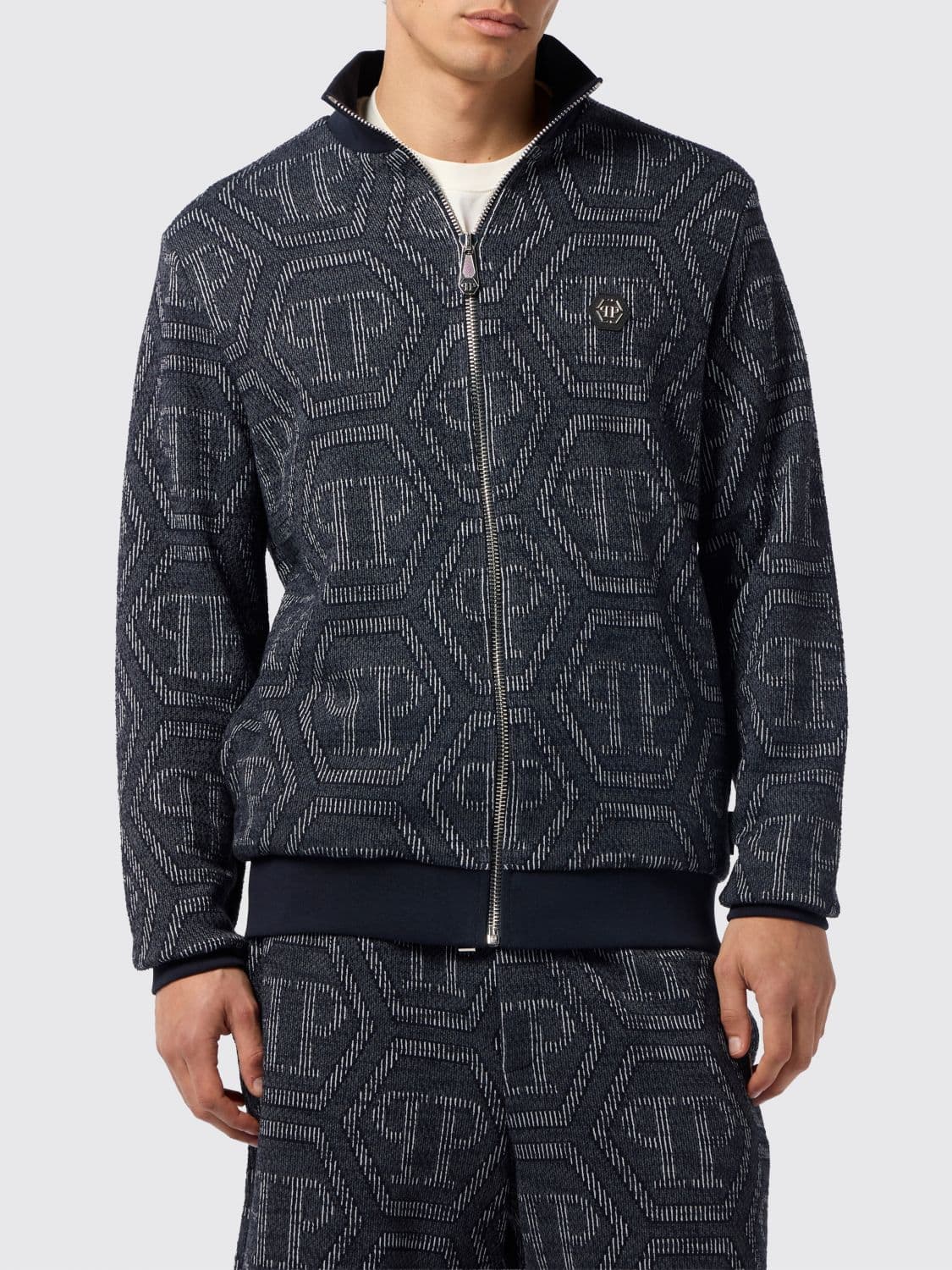 Philipp Plein PP Jacquard Cotton Bomber