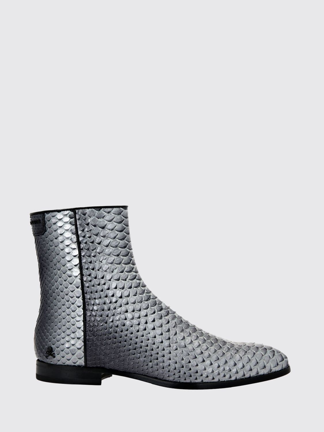 Philipp Plein Python Leather Ankle Boot