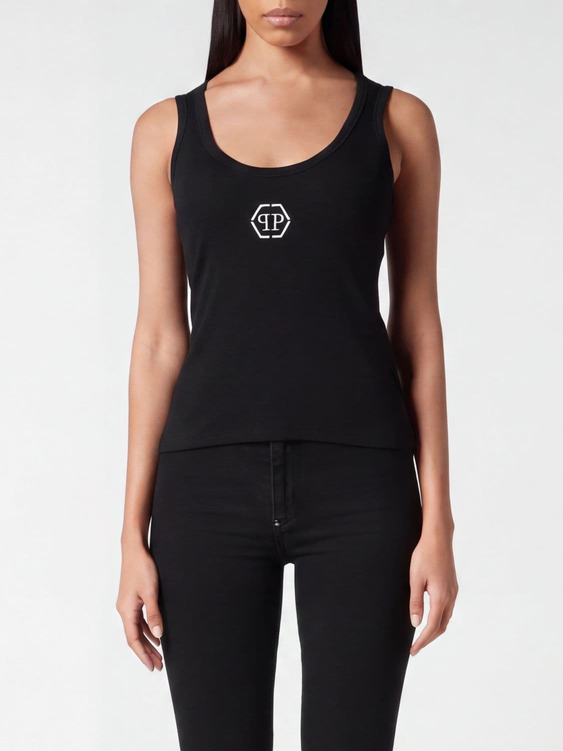 Philipp Plein PP Cotton Blend Top