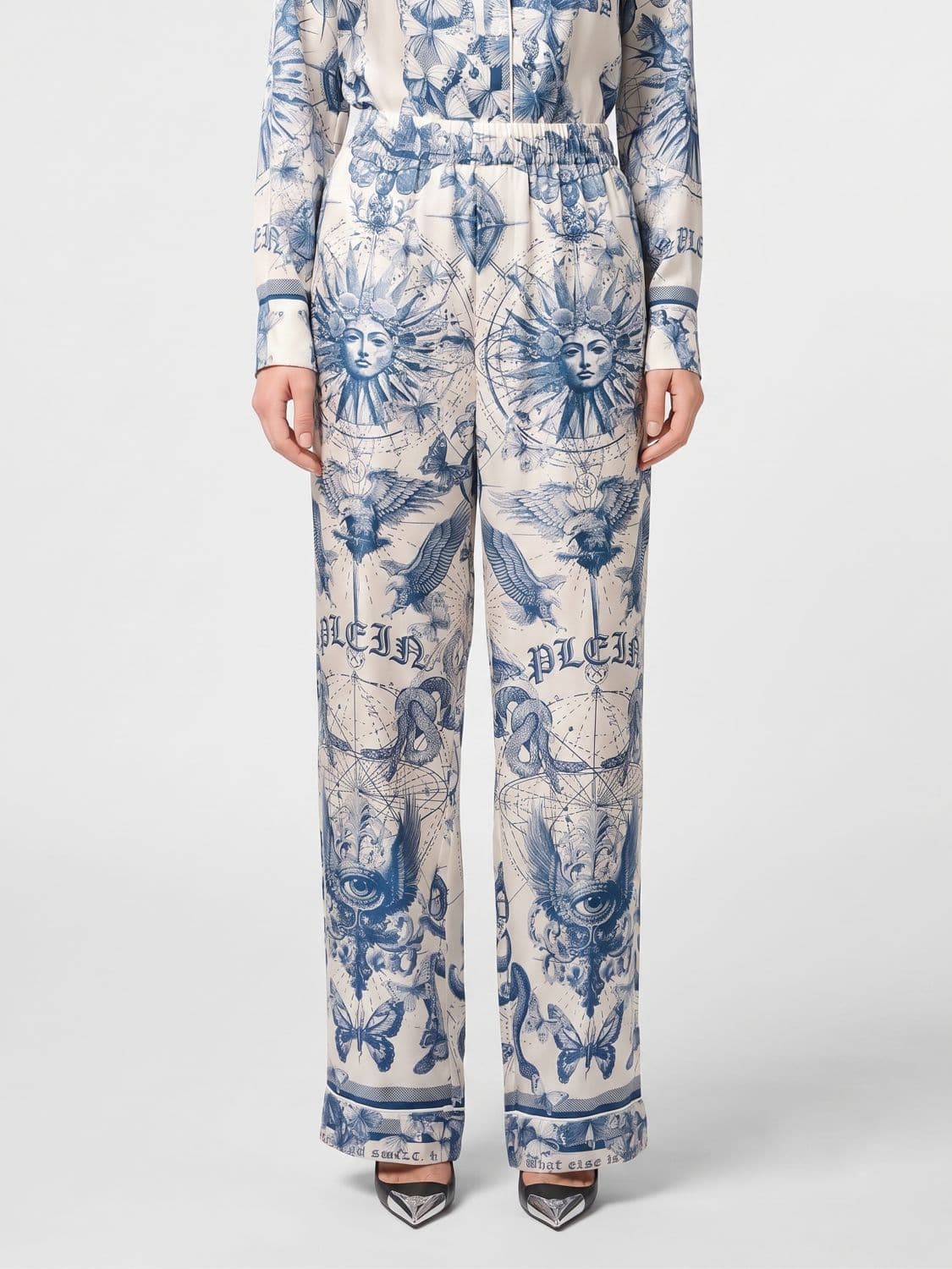 Philipp Plein Pants Woman color Turquoise