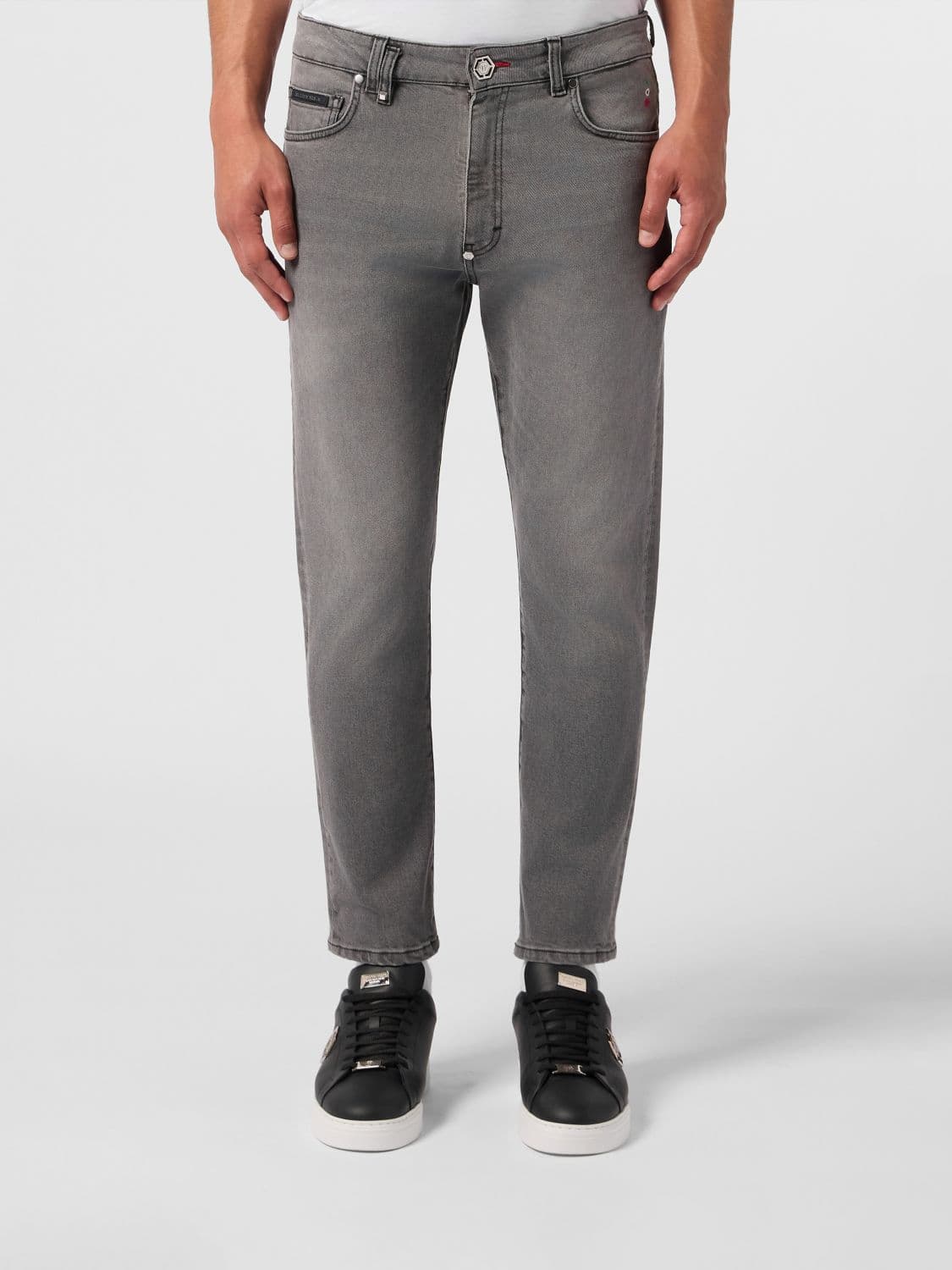 Philipp Plein Jeans Men color Grey