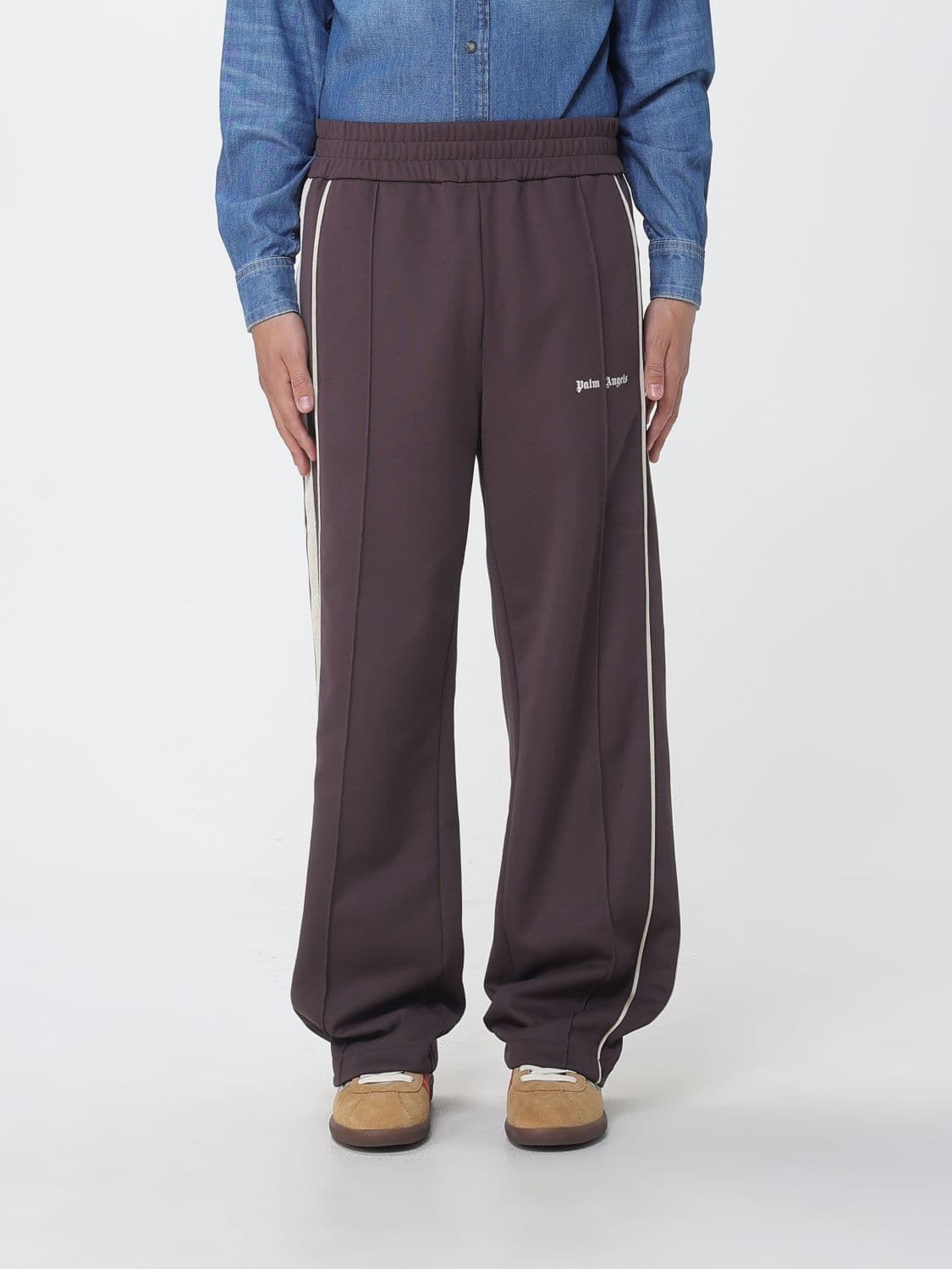 Palm Angels Stretch Technical Fabric Jogging Trousers