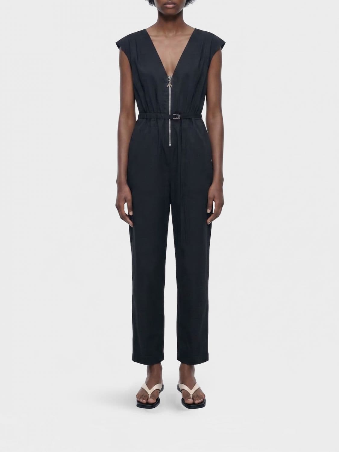 Patrizia Pepe Cotton Blend Jumpsuit · 38