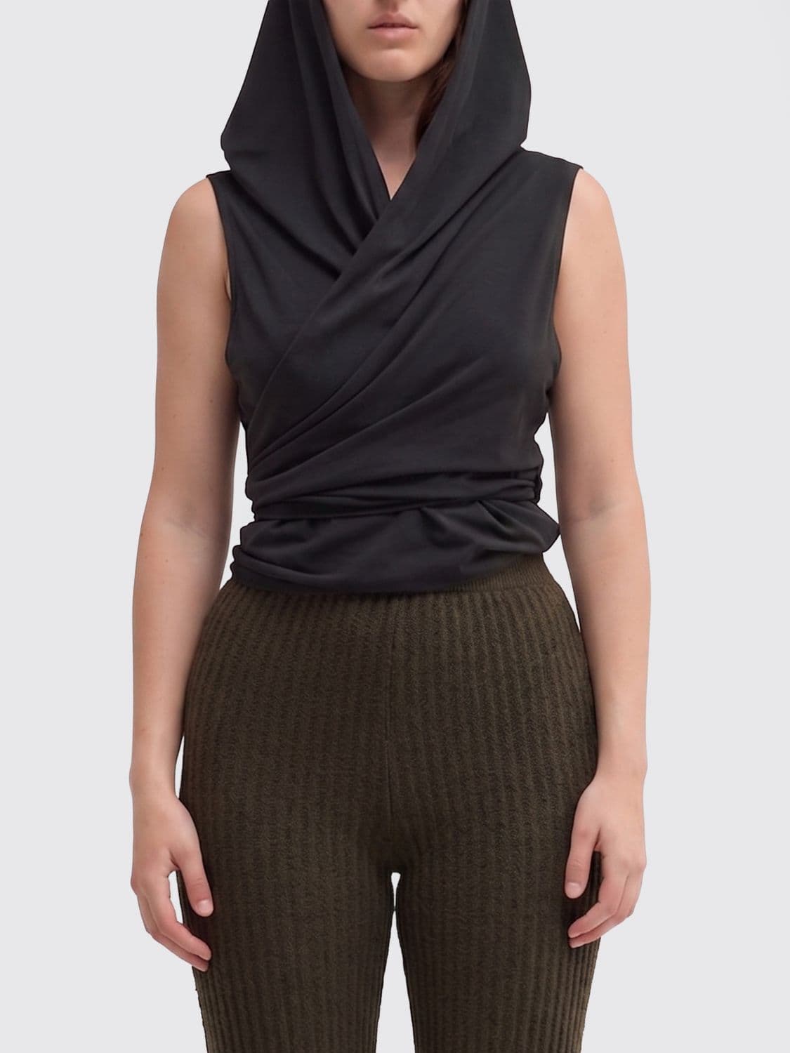 Maccapani Cotton Hooded Top