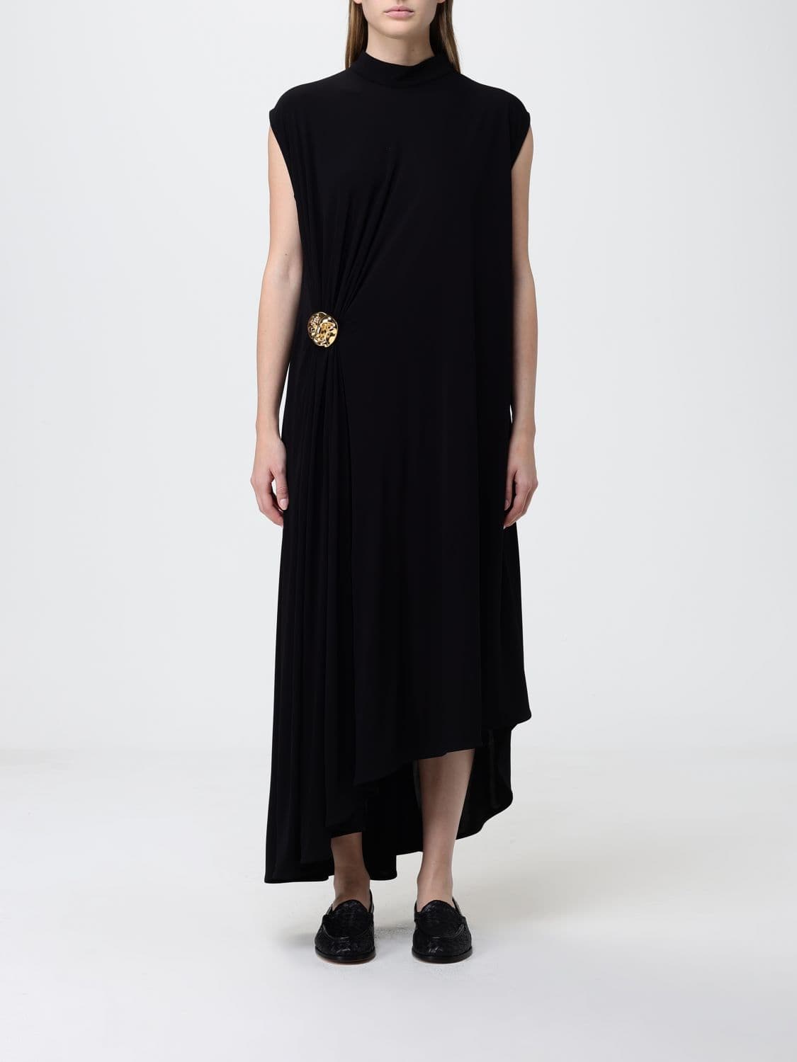 Bottega Veneta Asymmetric Jersey Dress · 40