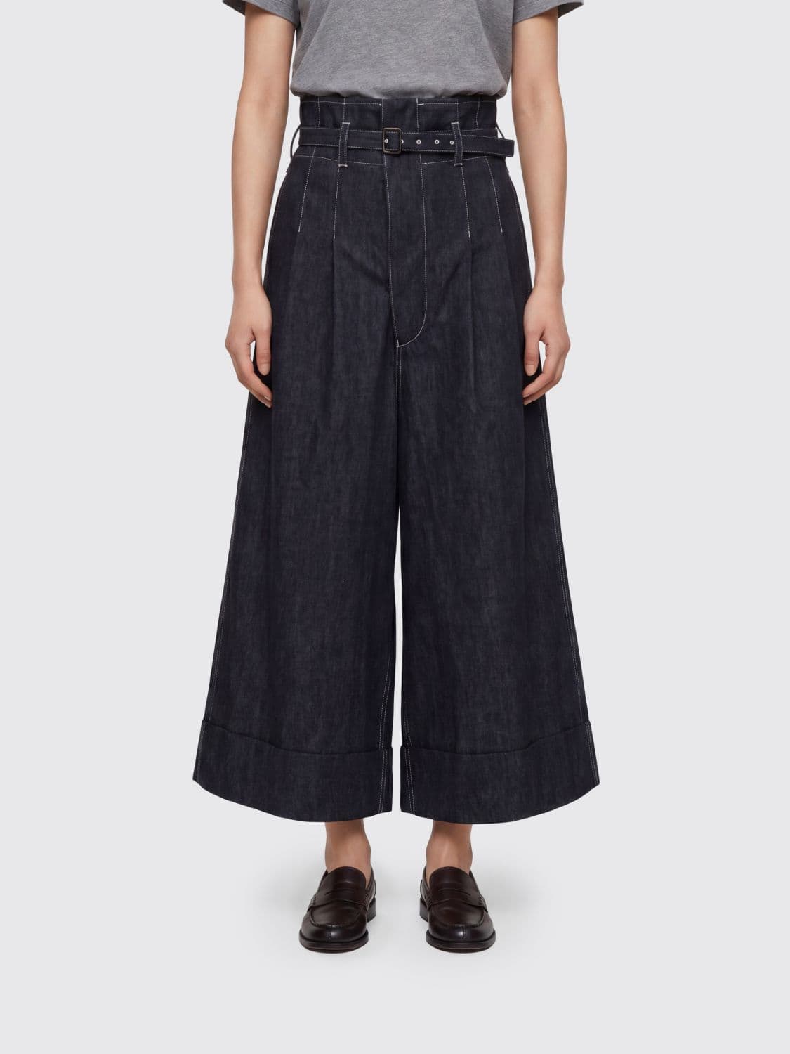Junya Watanabe Flared Jeans in Cotton Denim