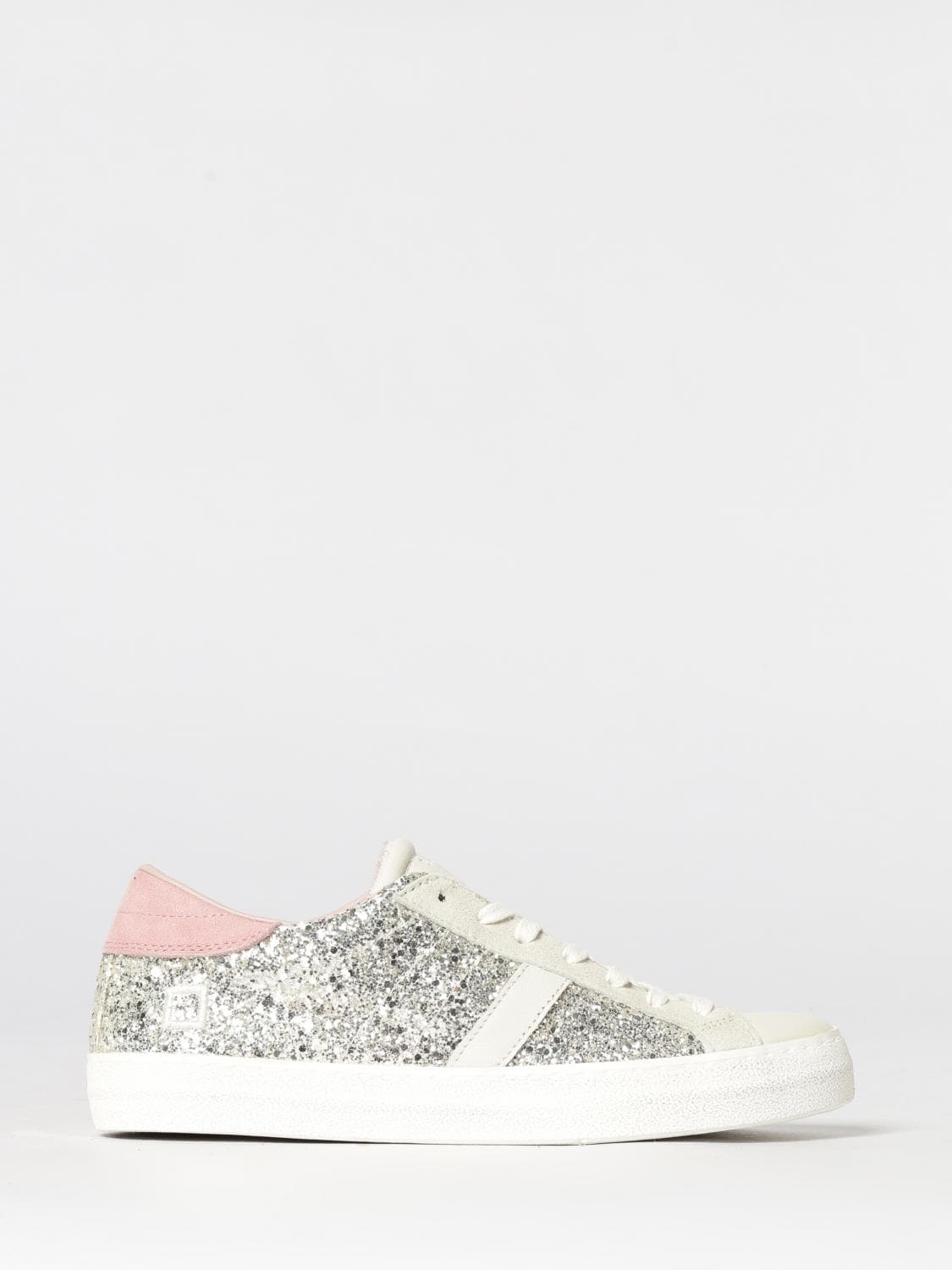 D.a.t.e. D. A.T. E. Hill Sneakers in Suede and Glitter
