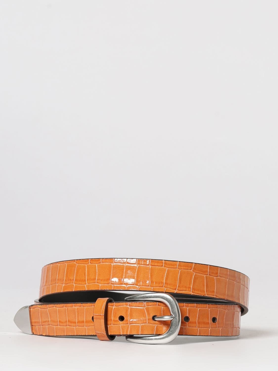 Paul Smith Crocodile Print Leather Belt