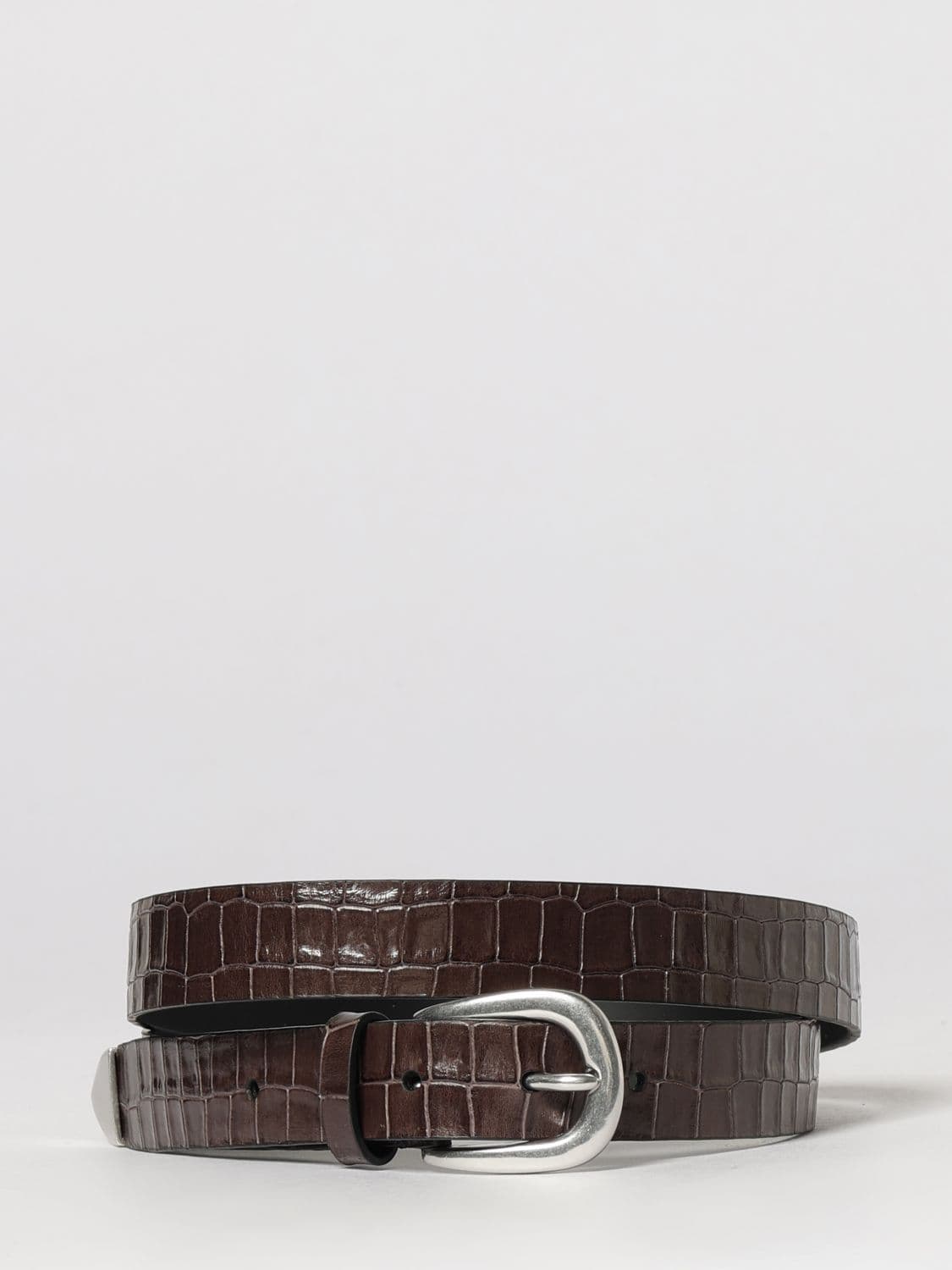 Paul Smith Crocodile Print Leather Belt