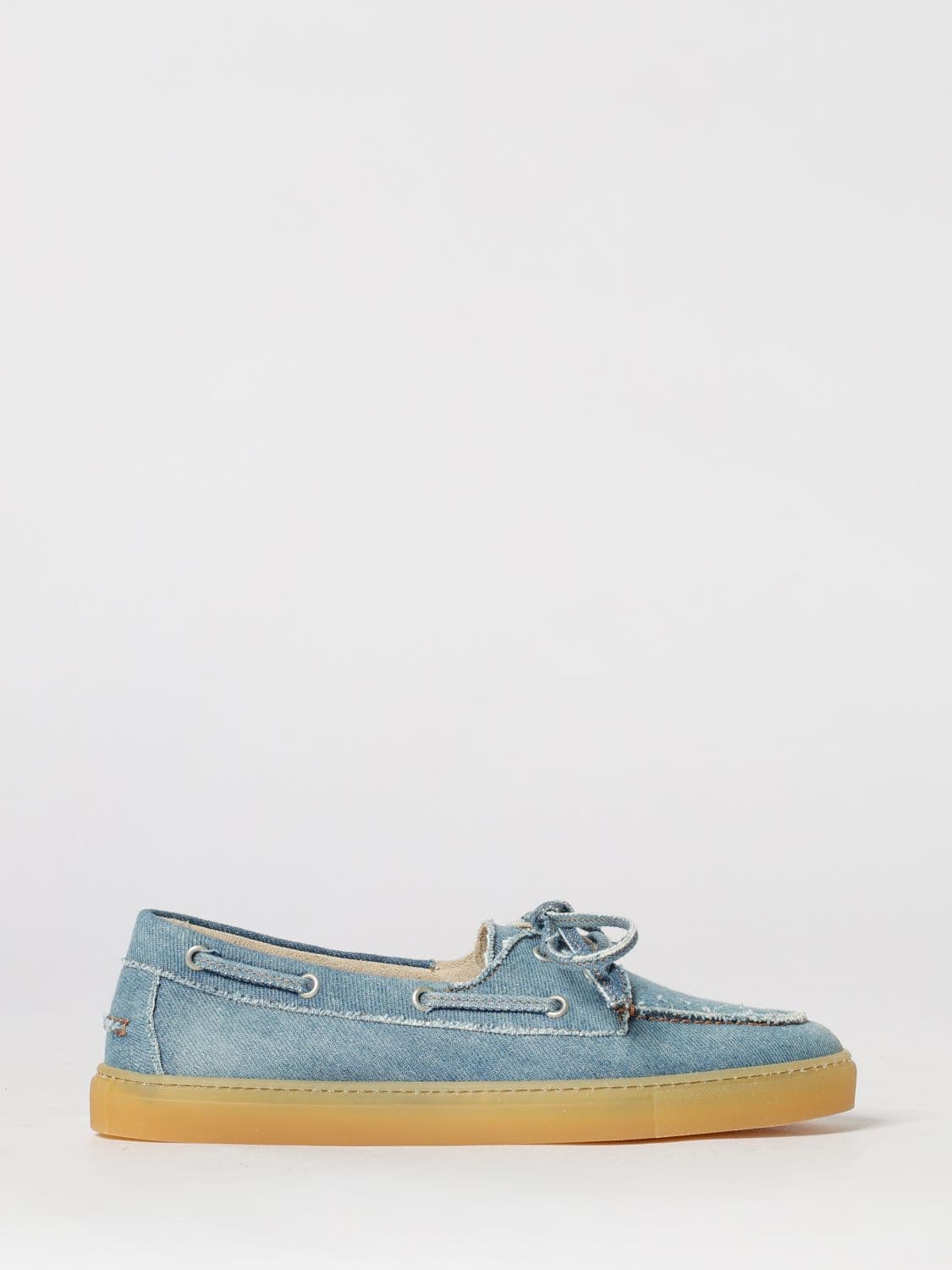 Copenhagen Paia Cotton Denim Boat Loafers