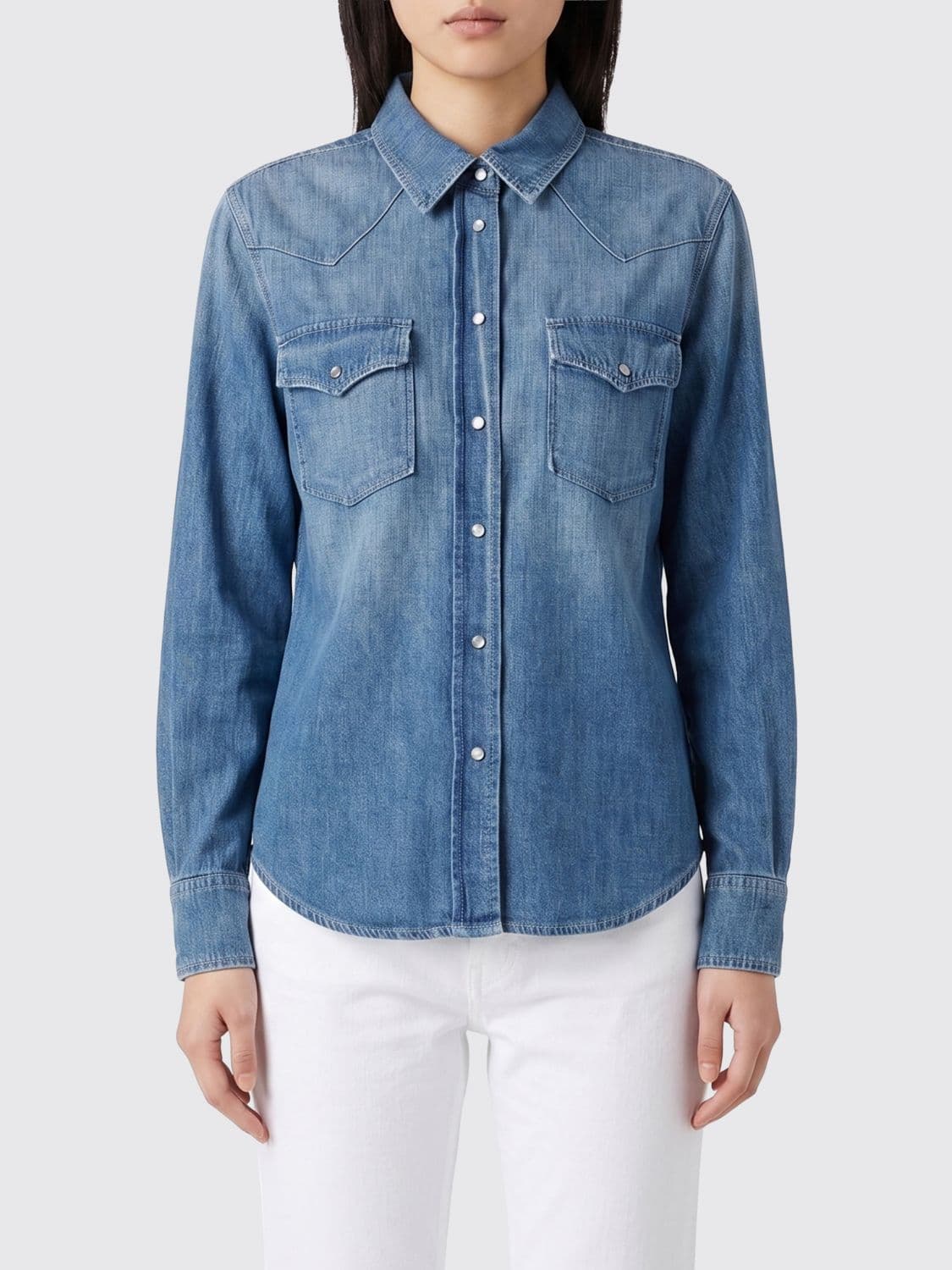 Dondup Cotton Denim Shirt