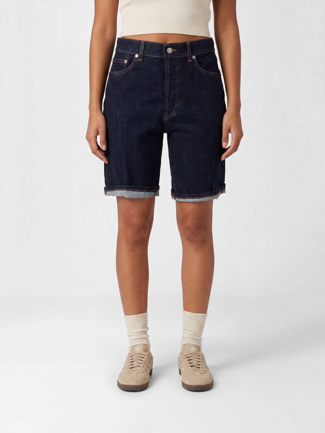 Dondup Stretch Denim Shorts · 26