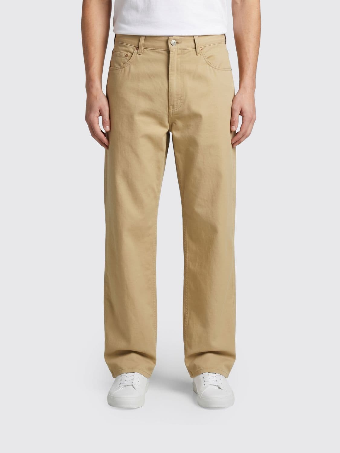 Mm6 Maison Margiela Wide Cotton Blend Trousers