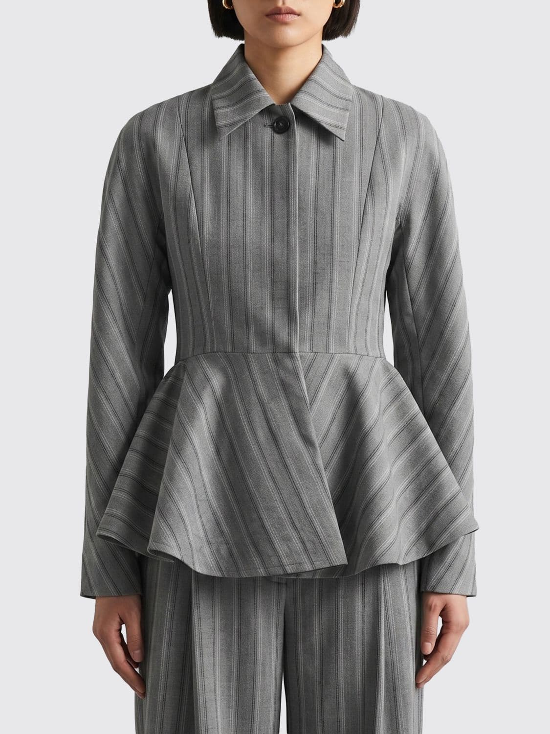 Stella Mccartney Striped Wool Jacket