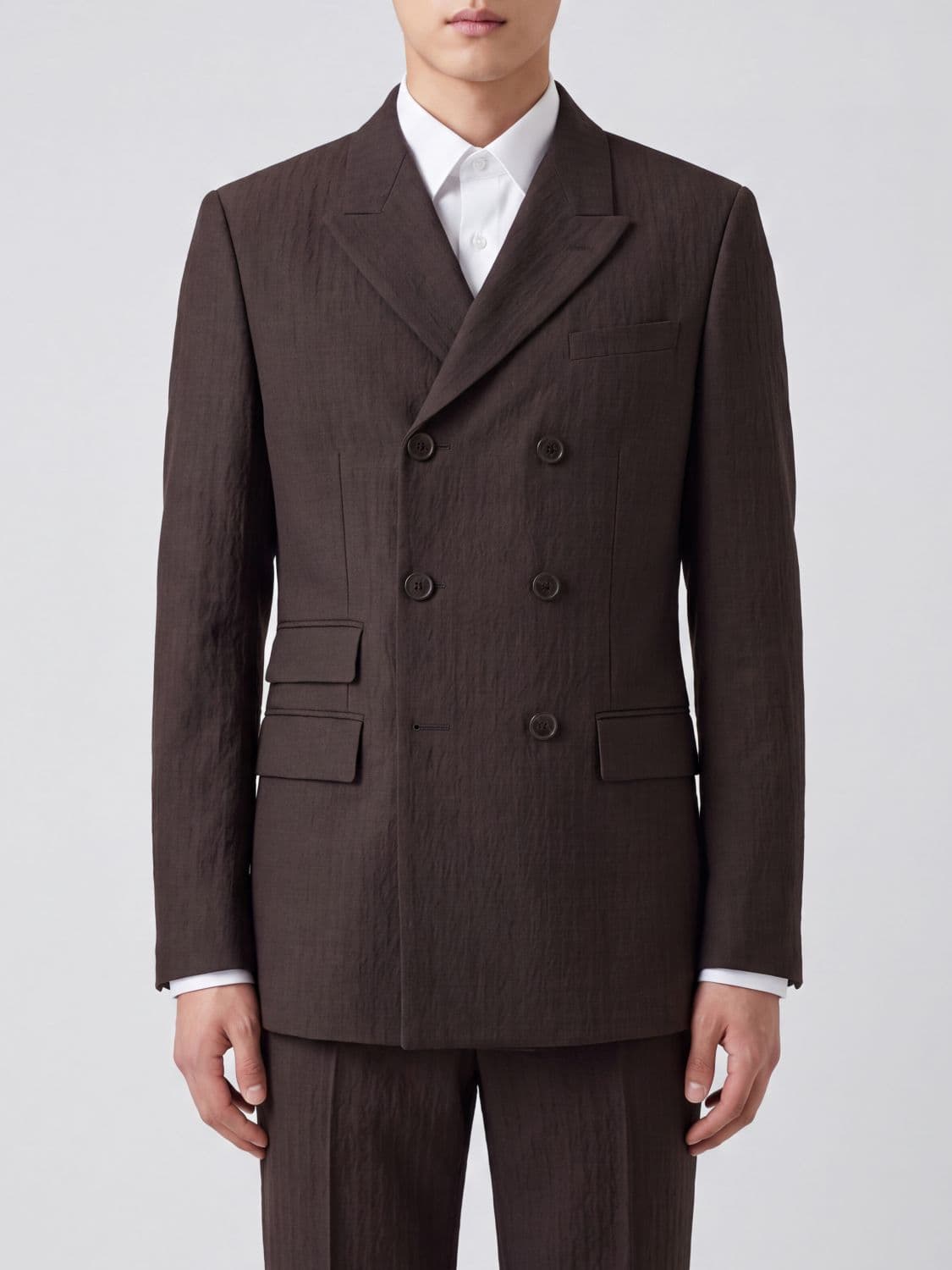 Burberry Jacket Men color Brown · 48
