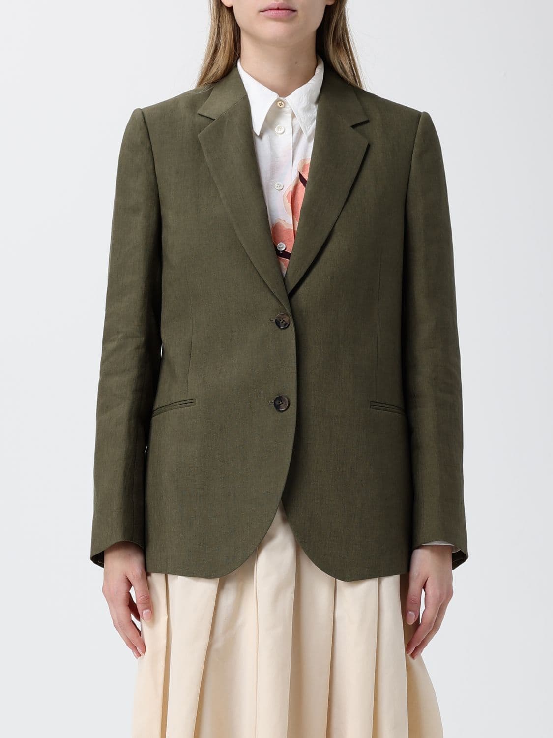 Paul Smith Single Breasted Linen Blazer