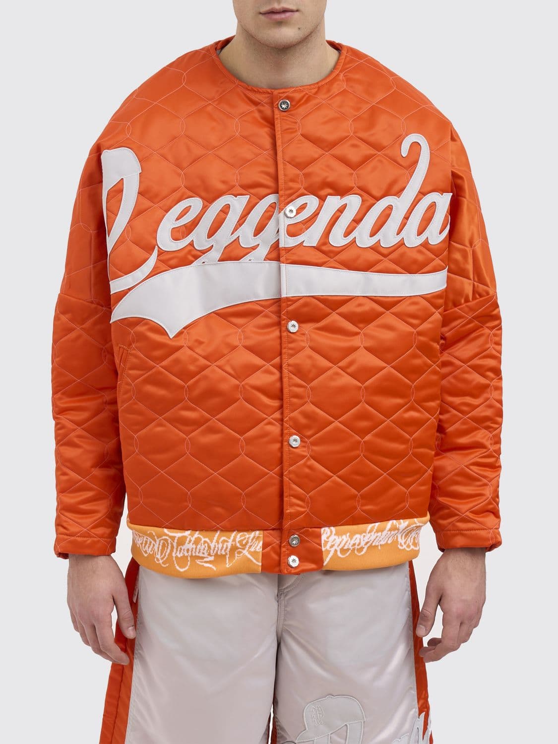 Pdf Quilted Nylon Oversized Down Jacket · M