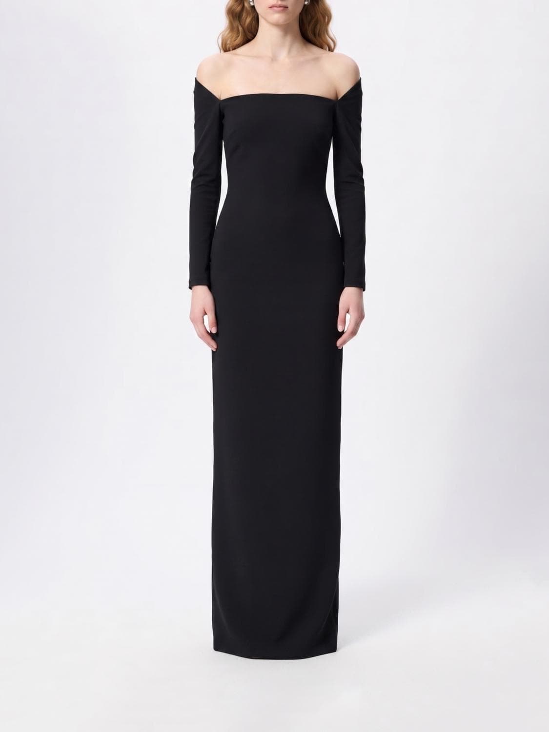 Solace London Crêpe Long Dress