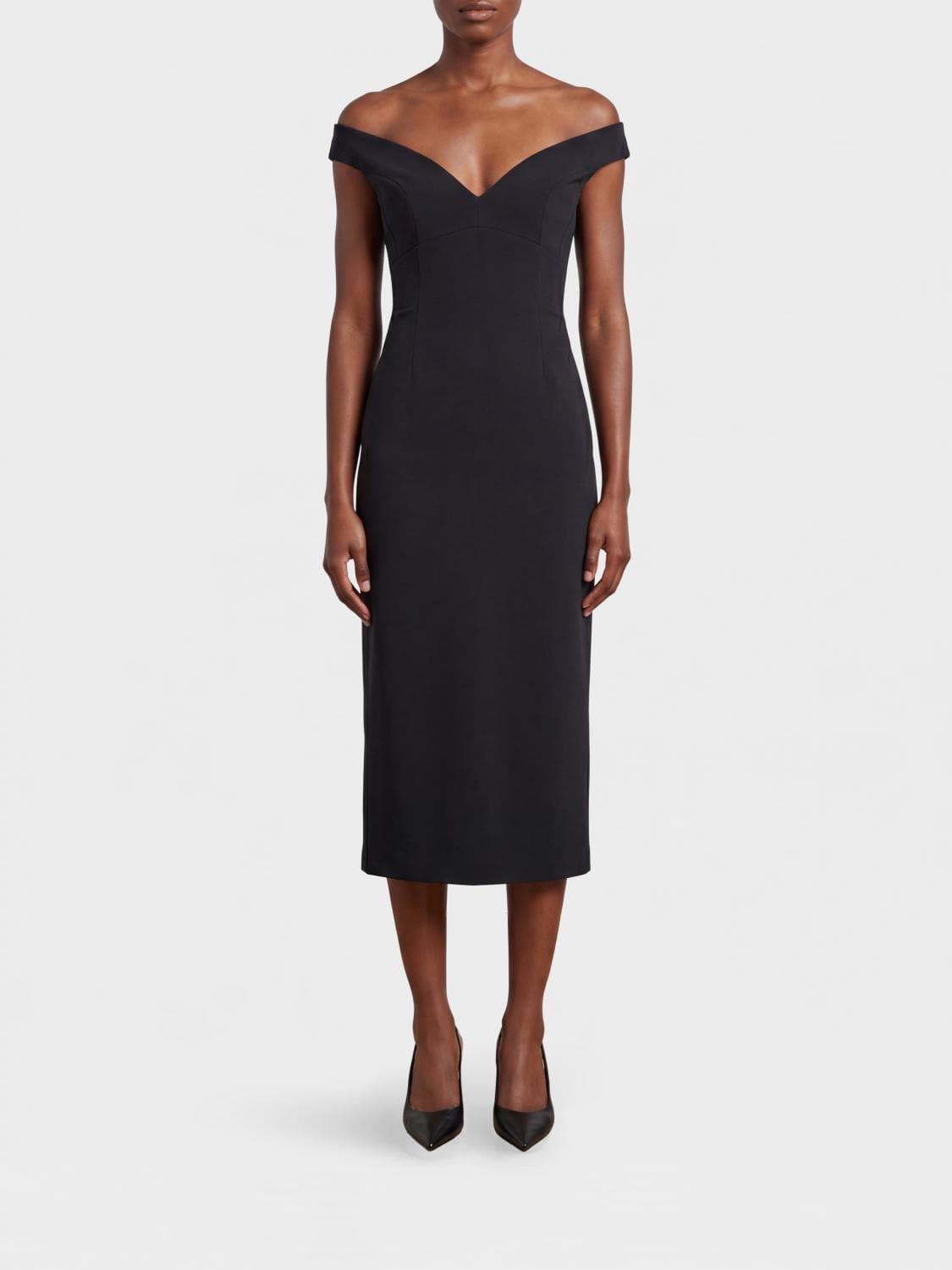 Solace London Crêpe Midi Dress