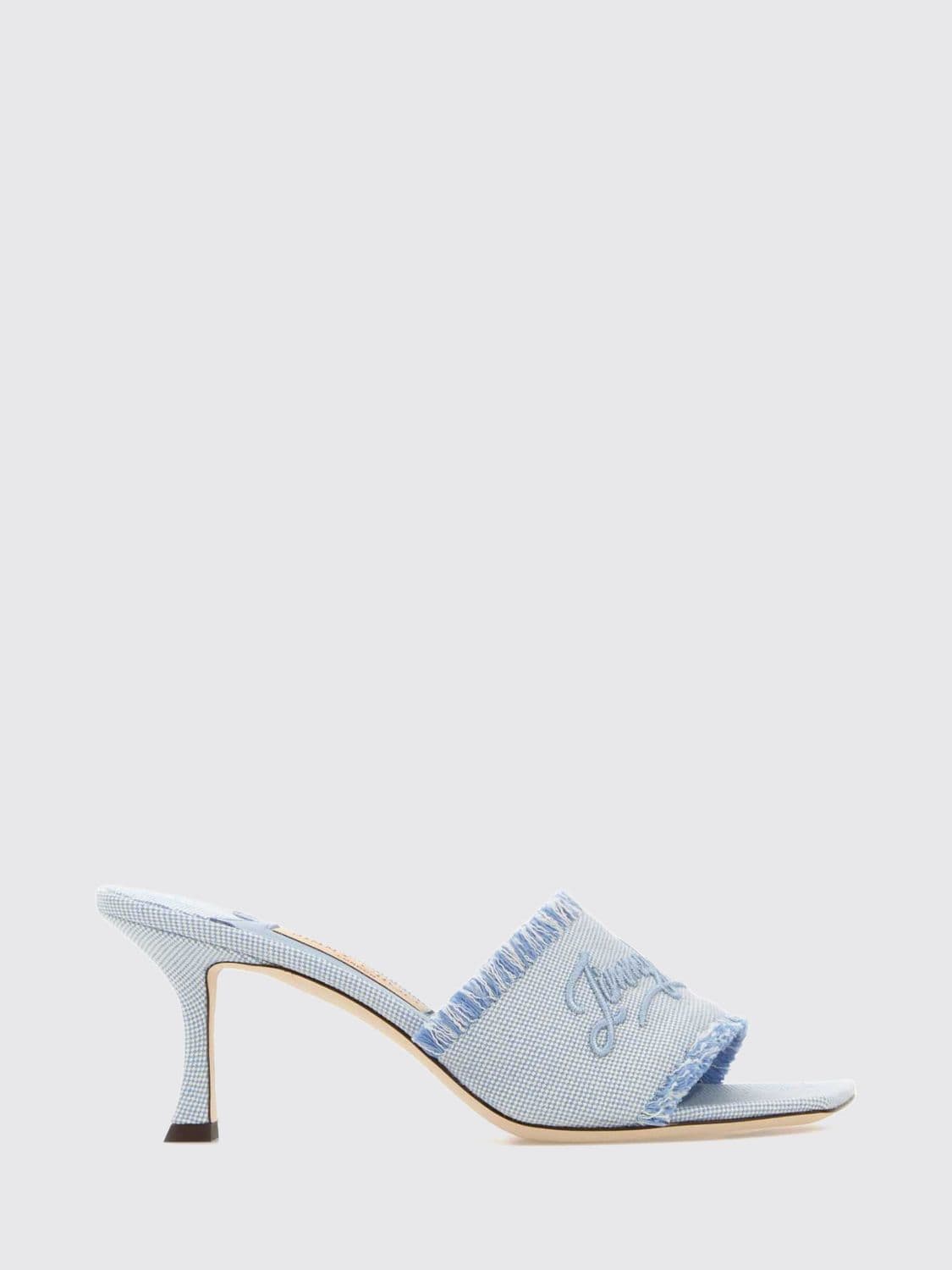 Jimmy Choo Heeled Sandal Woman color Blue · 41