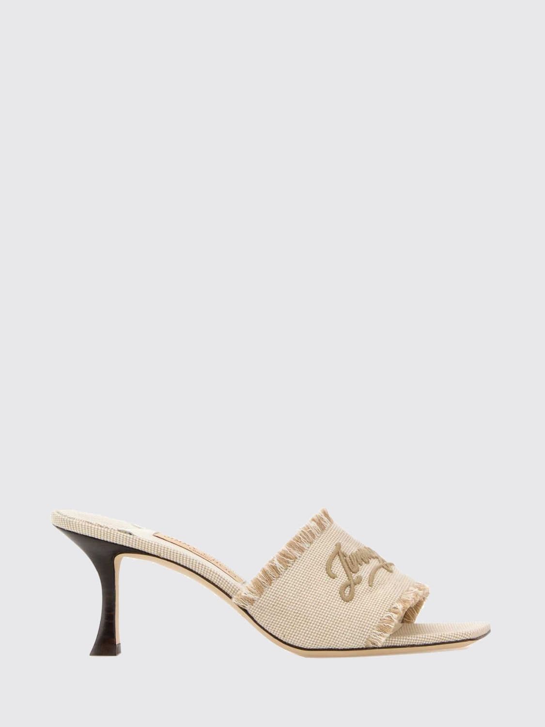 Jimmy Choo Heeled Sandal Woman color Beige