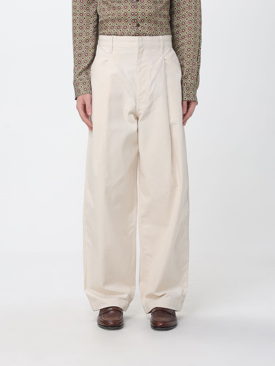 Drôle De Monsieur Cotton Wide Leg Trousers · L