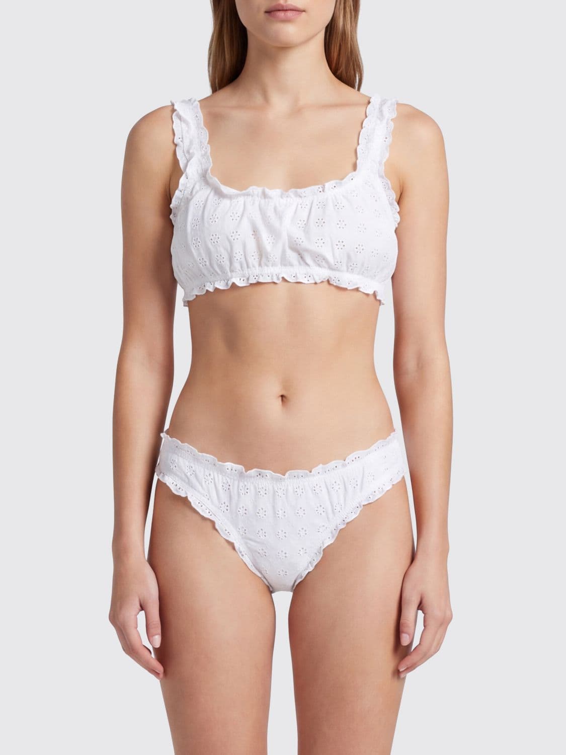 Polo Ralph Lauren Stretch Nylon Bandeau Swimsuit