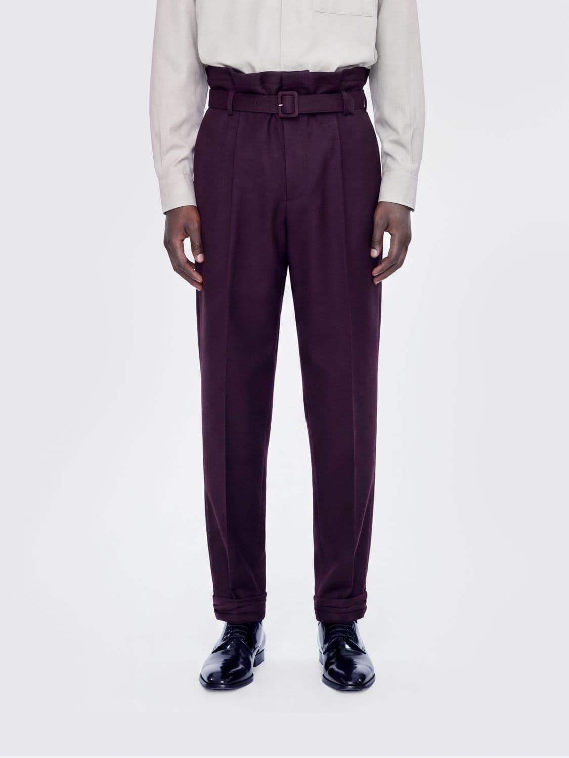Saint Laurent Wool Tailored Trousers