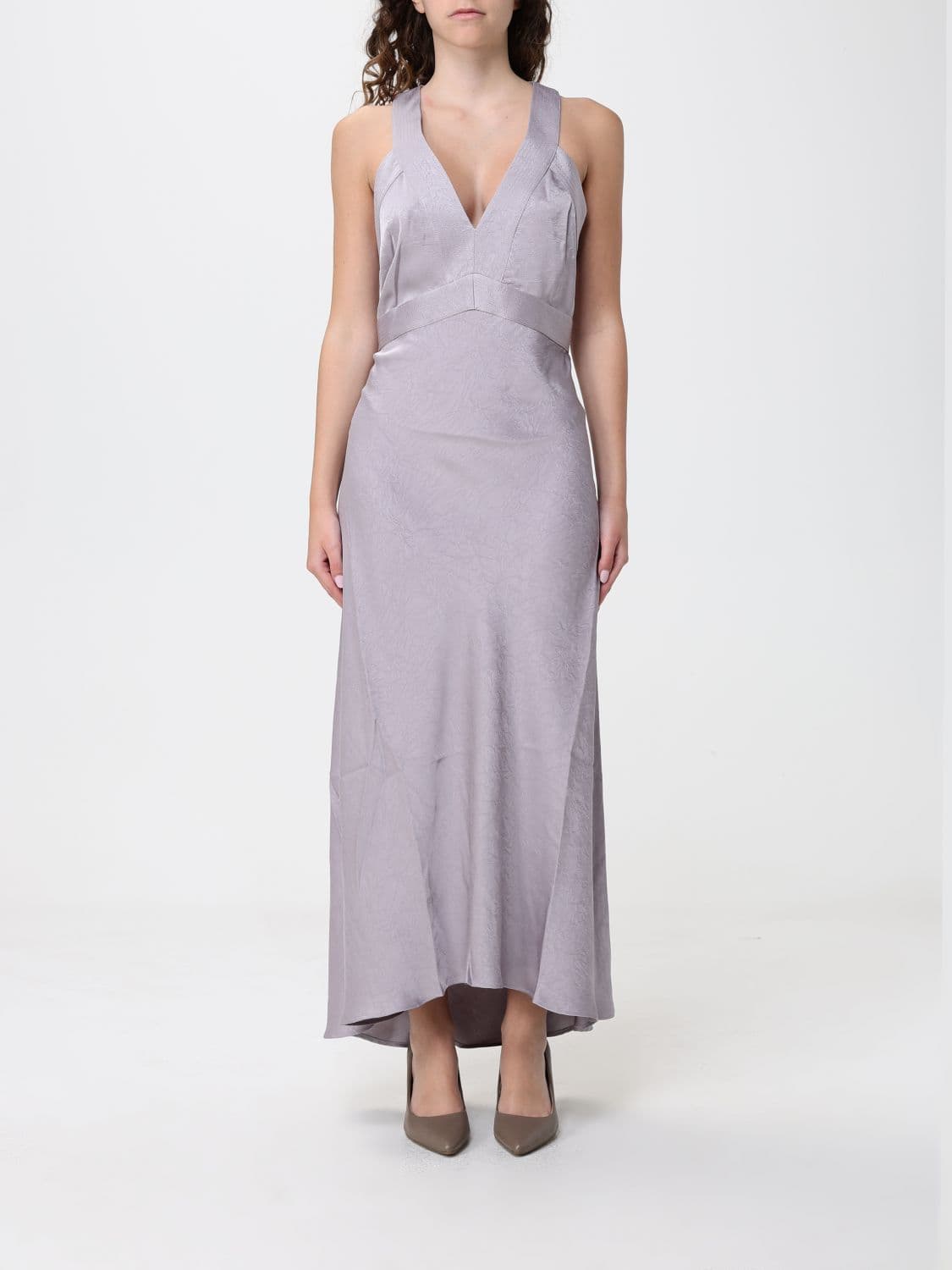 Boss Crêpe Long Dress