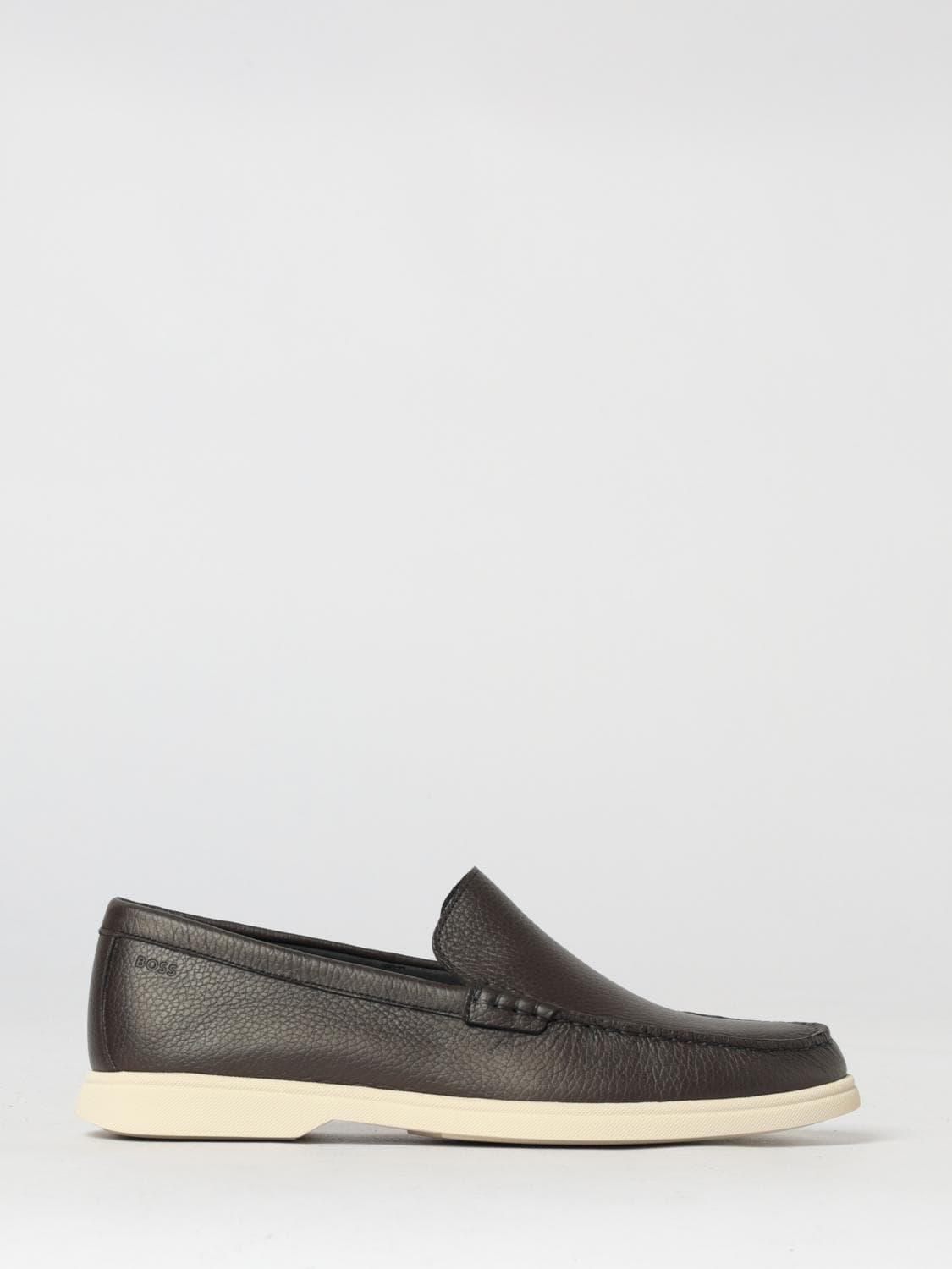 Boss Hammered Leather Loafers