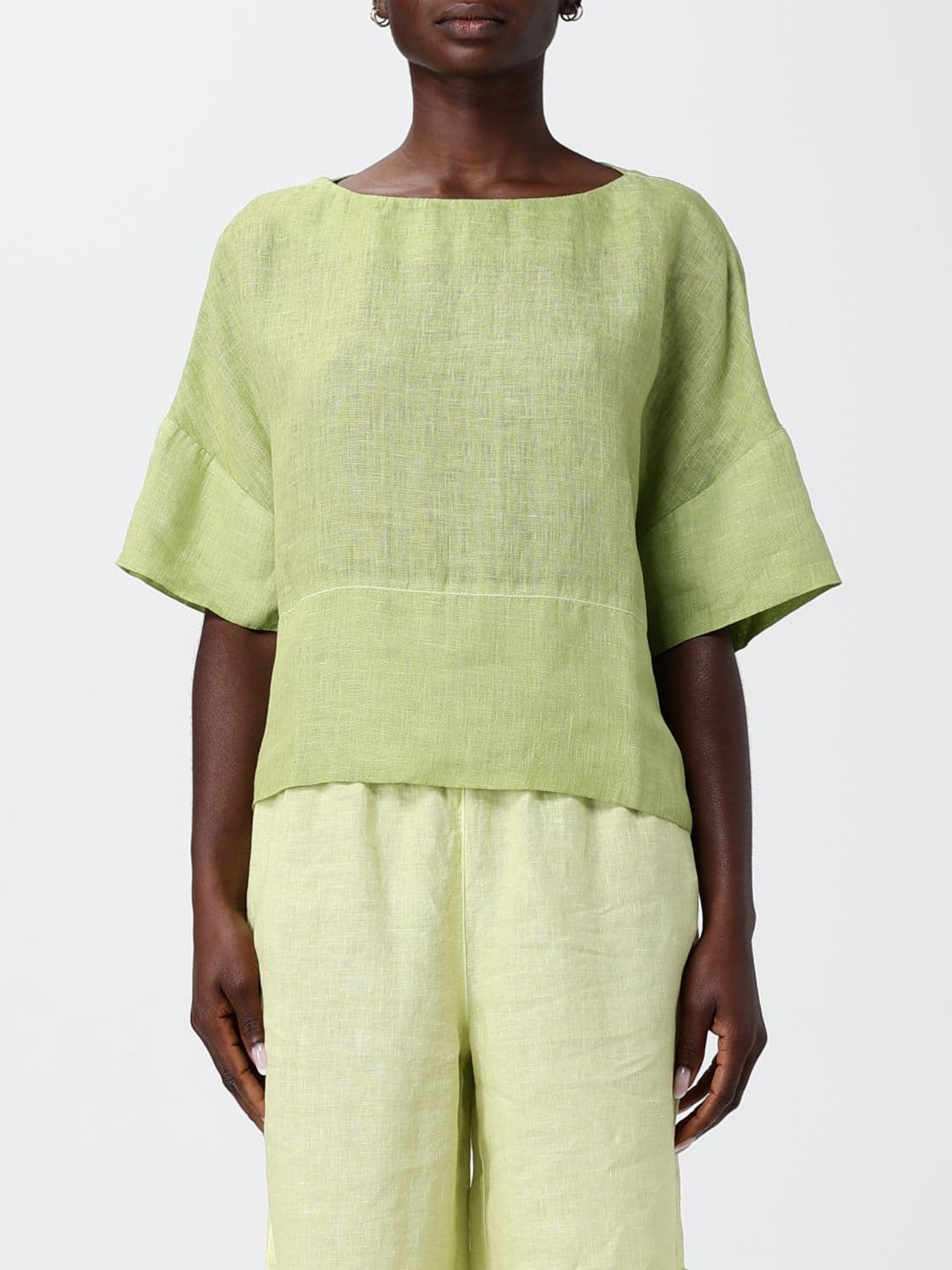 120% Lino Linen Blouse
