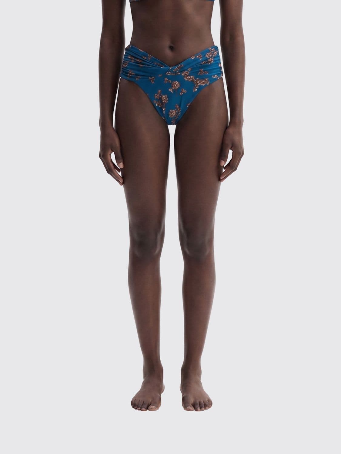 Magda Butrym Printed Stretch Polyamide Bikini Bottom