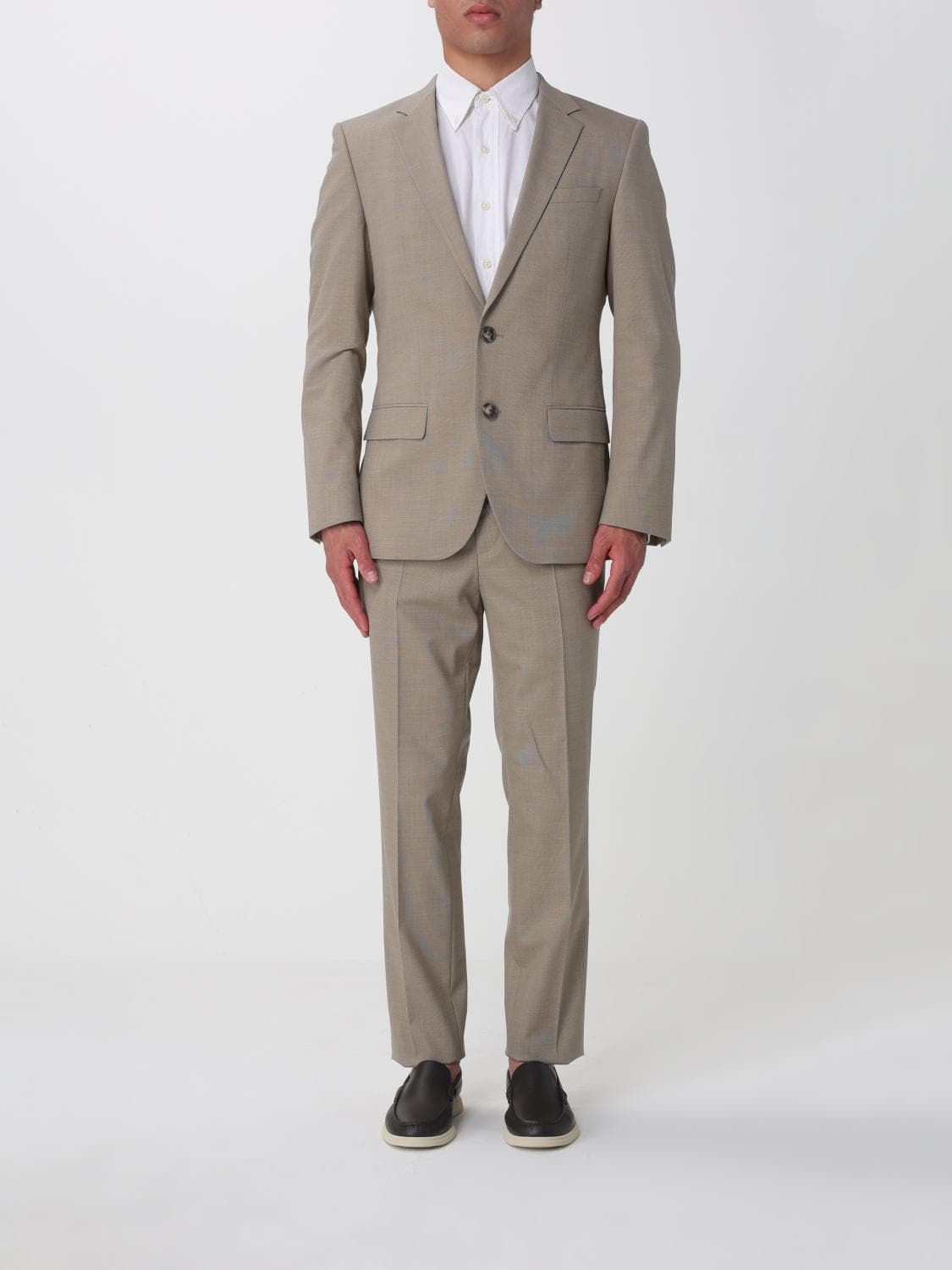 Hugo Single-Breasted Suit in Virgin Wool Blend