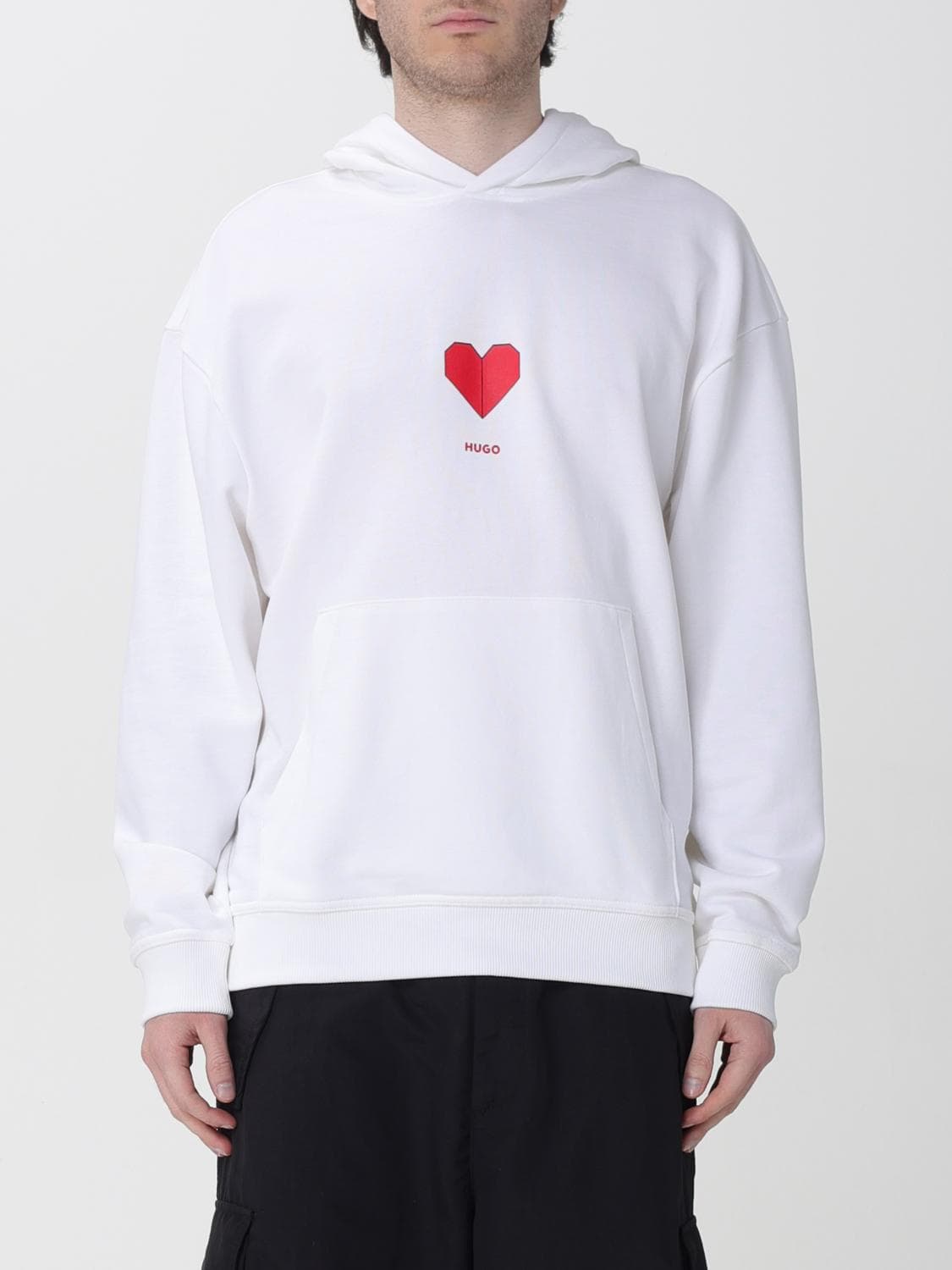Hugo Printed Hooded Sweatshirt