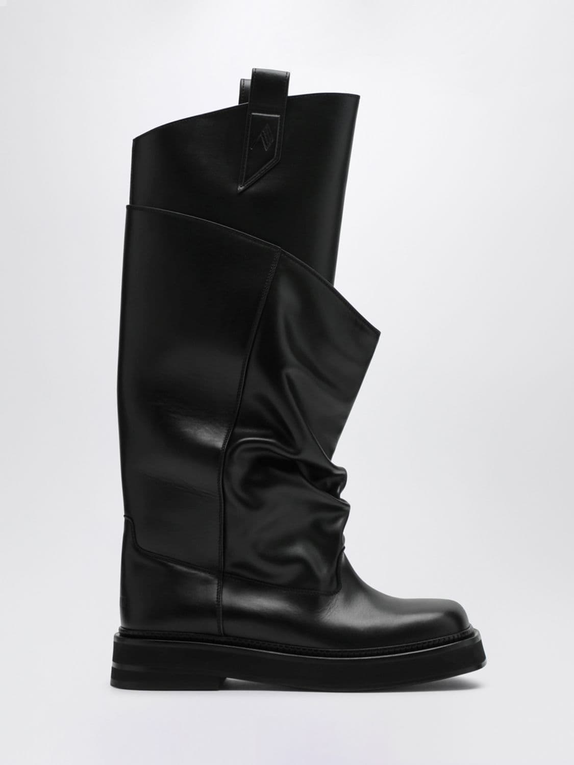 The Attico La Passeggiata Draped Leather Boots