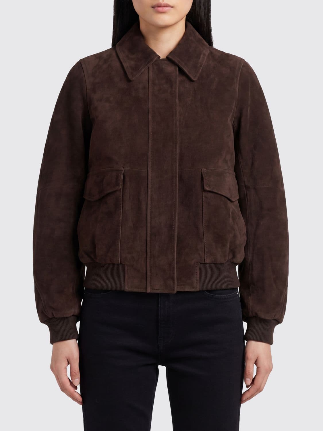 Loewe Suede Bomber Jacket