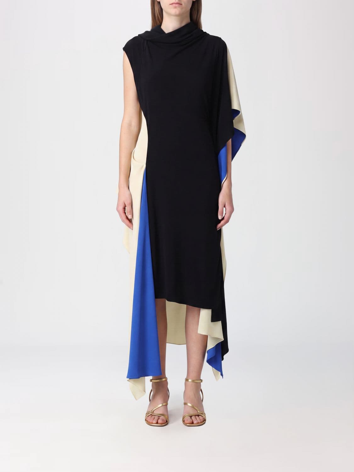 Loewe Asymmetric Viscose Dress · 34