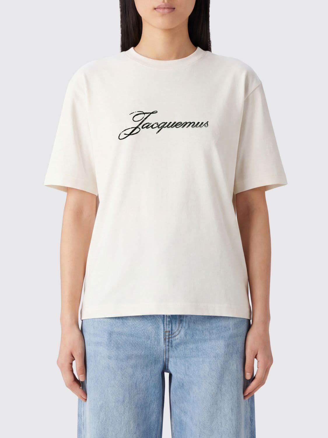 Jacquemus Cotton T-Shirt with Logo