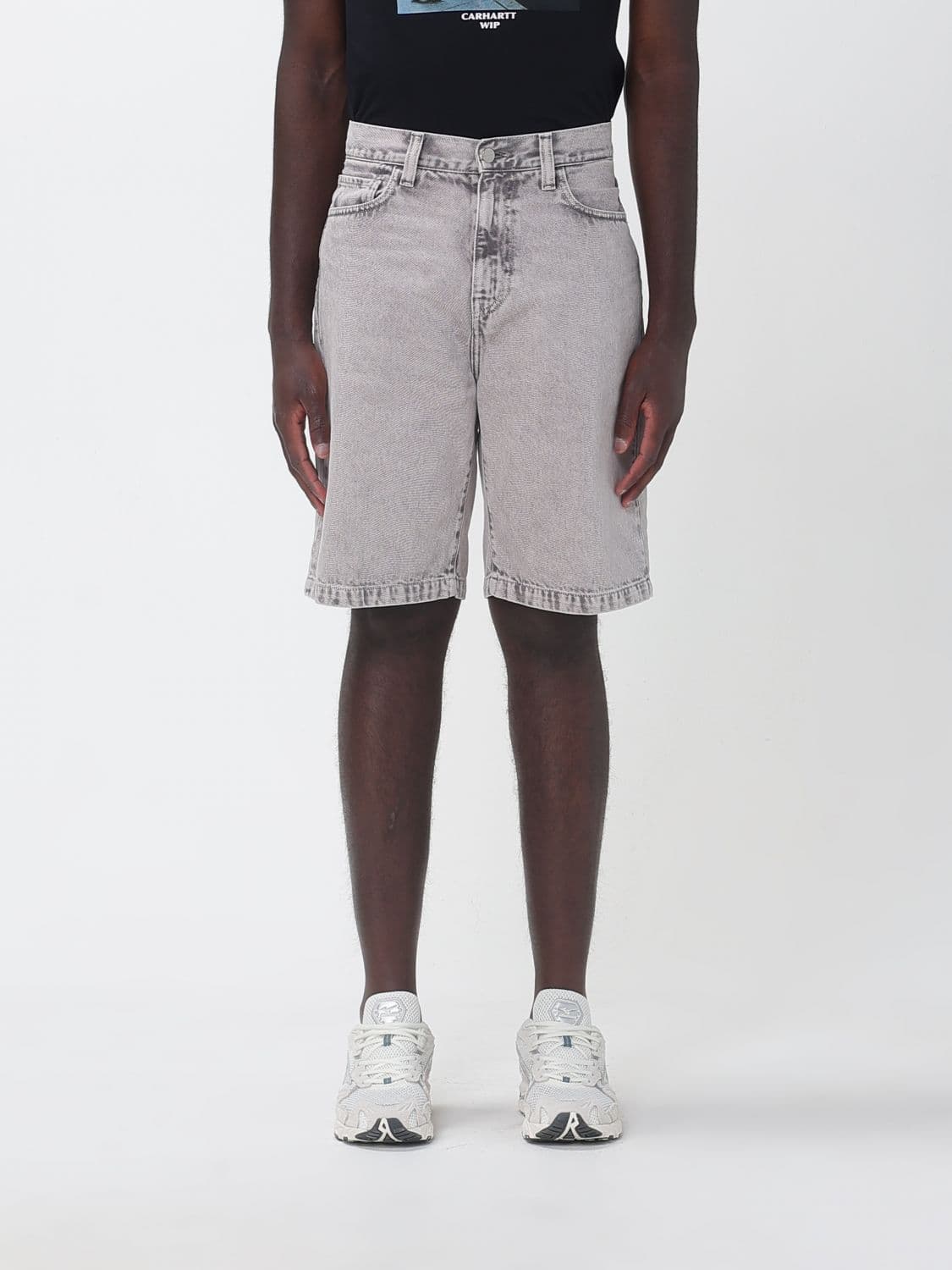 Carhartt Wip Cotton Denim Shorts