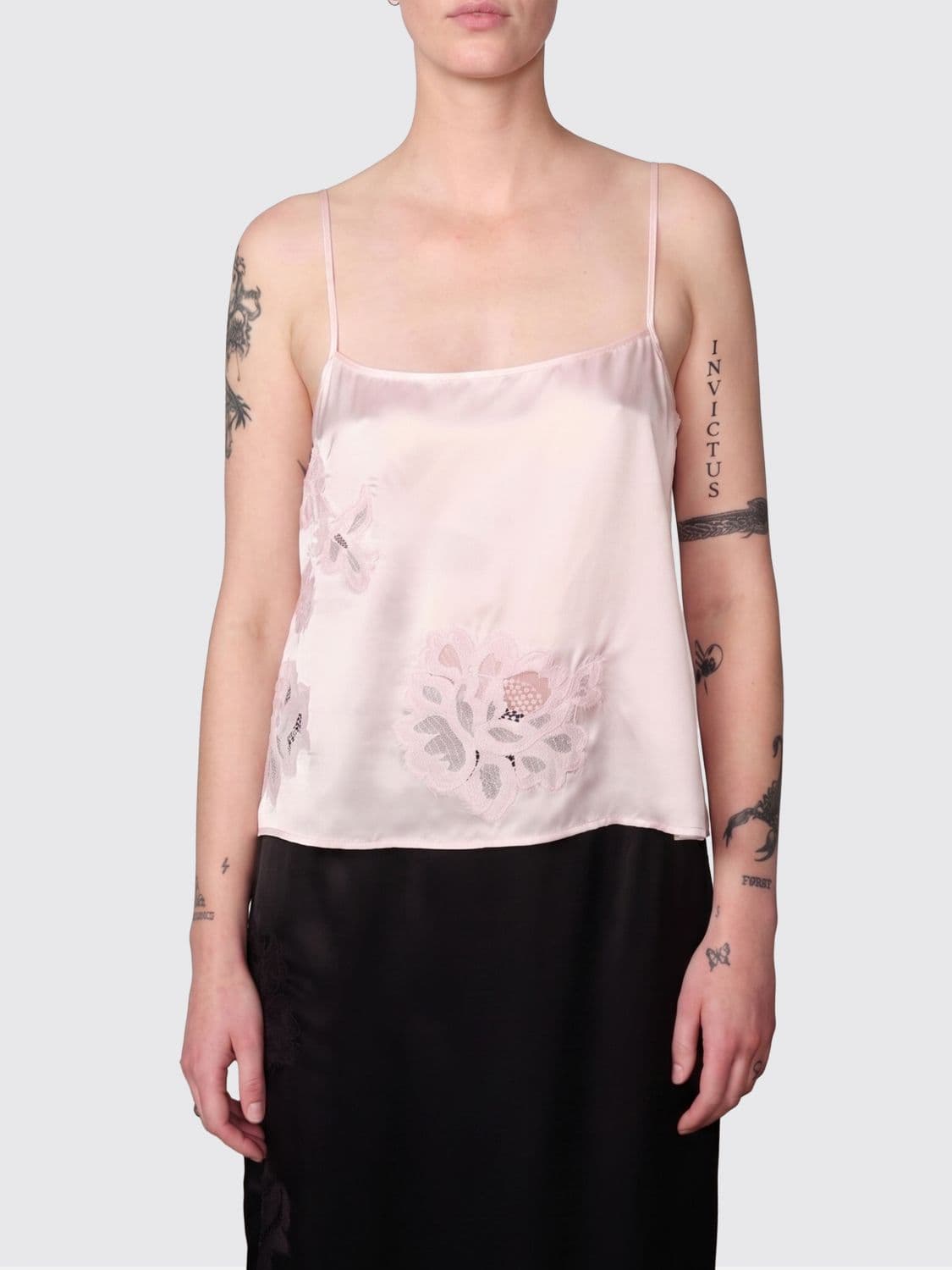 Herskind Frida Embroidered Satin Top