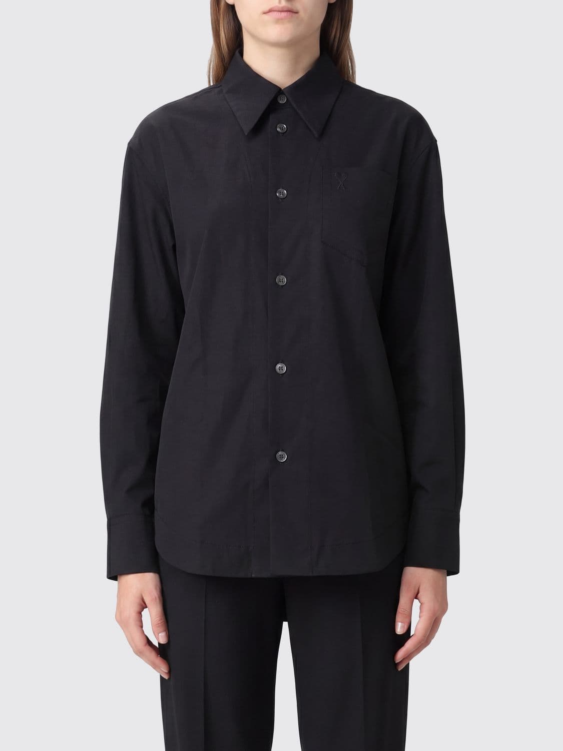 Ami Paris Casual Virgin Wool Shirt
