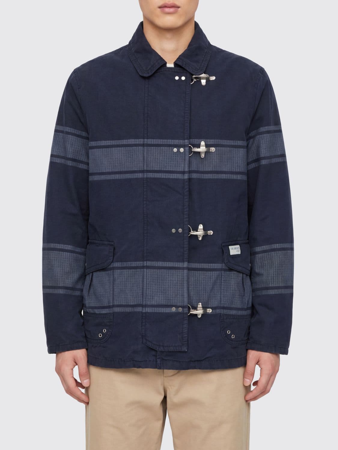 Fay Striped Cotton Jacket