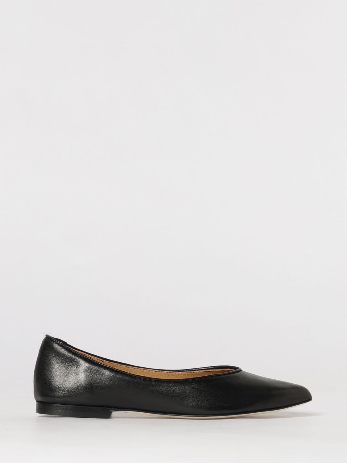 Anna F. Leather Ballerina Flats