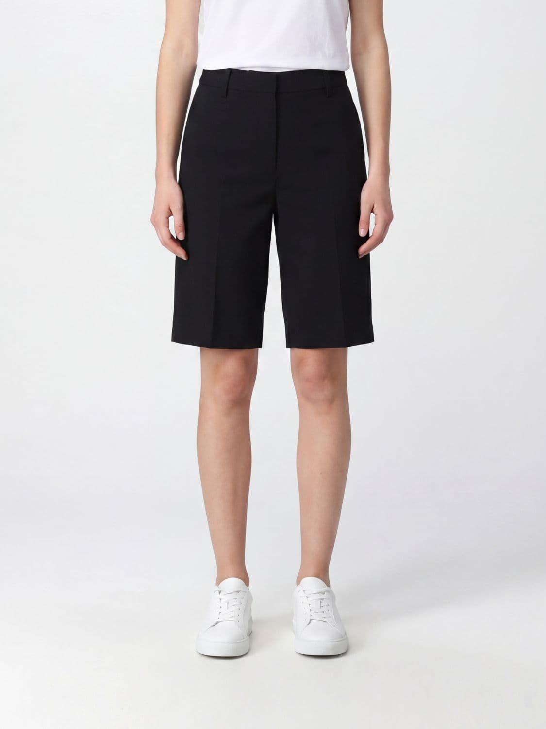 Dries Van Noten Wool Blend Tailored Shorts · 38