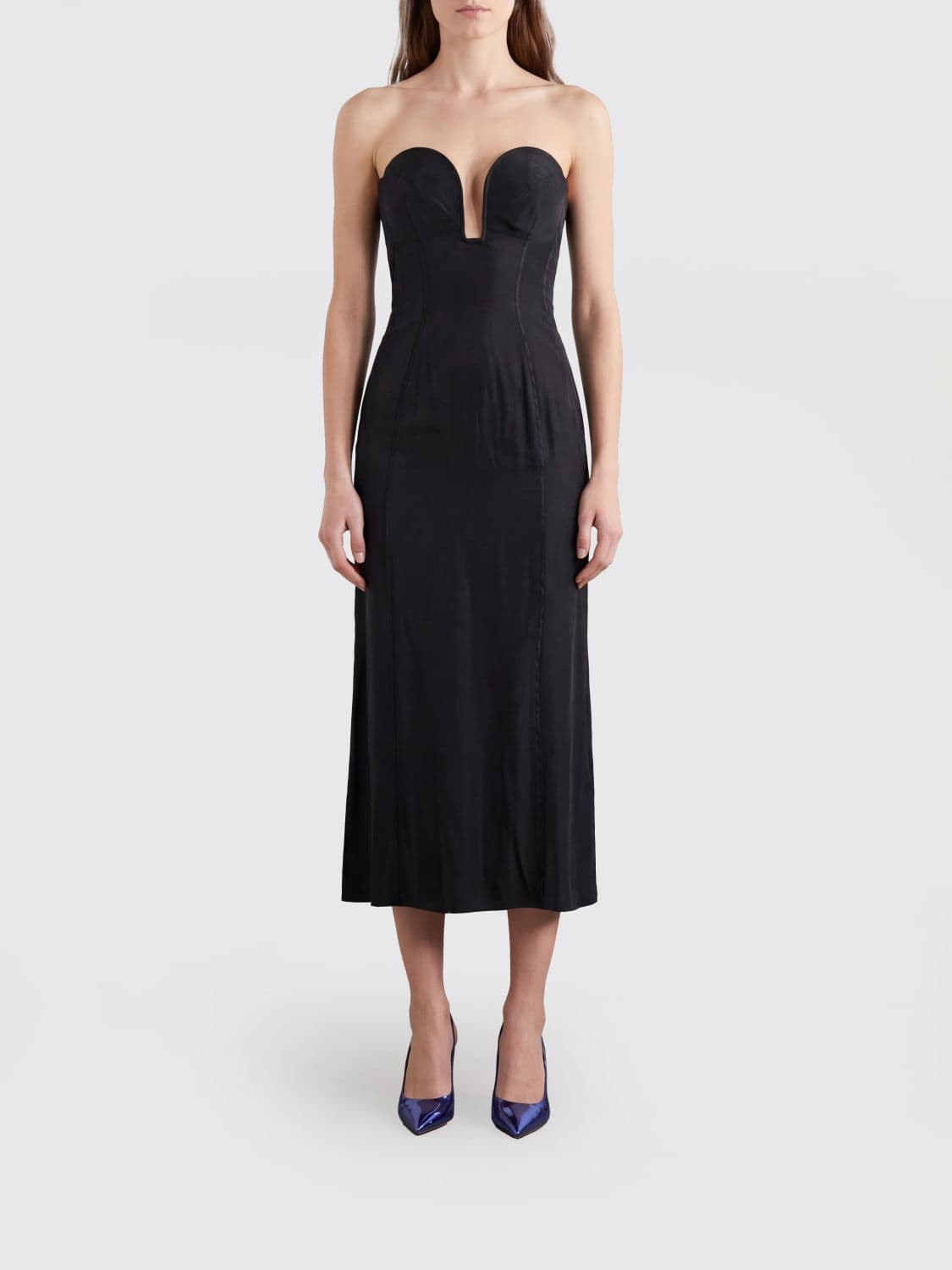 Rabanne Stretch Viscose Midi Dress