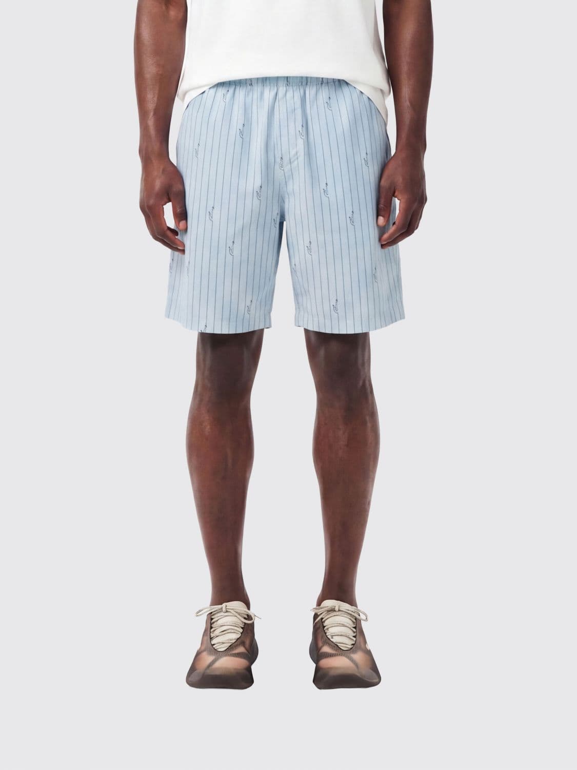 Lacoste Striped Cotton Shorts