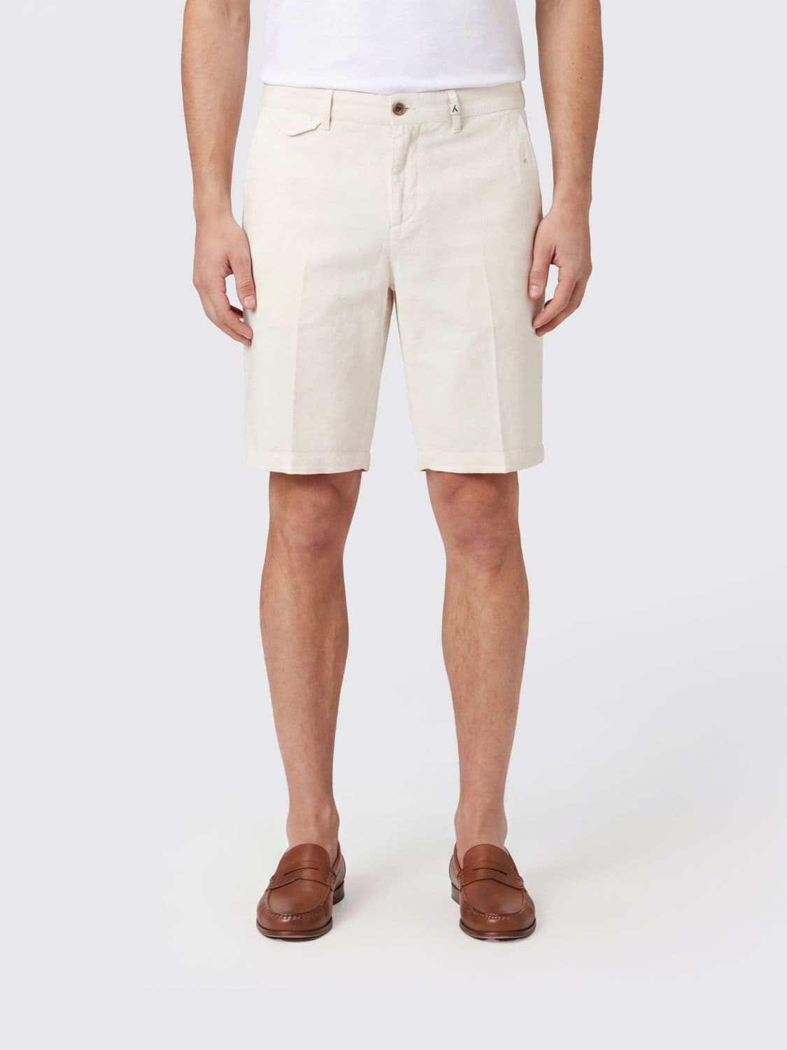 Myths Chino Shorts in Linen Blend