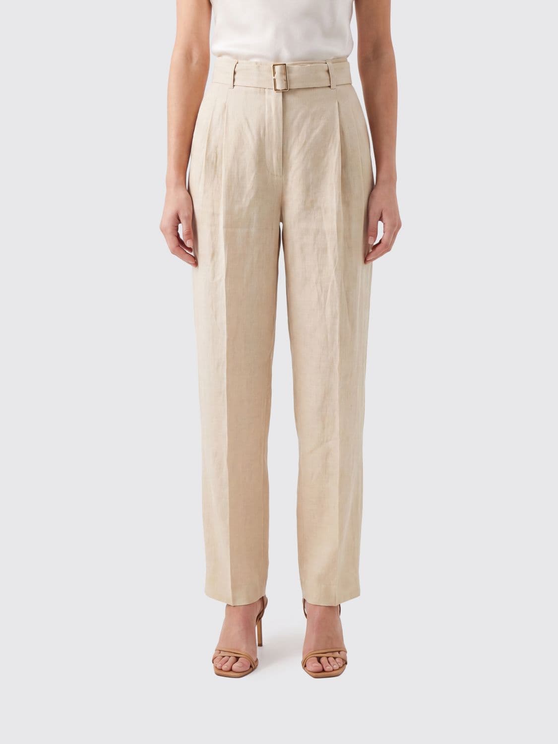Max Mara Pants Woman color Beige